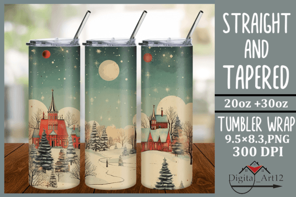 Download Vintage Christmas Background Tumbler - Vintage Collection