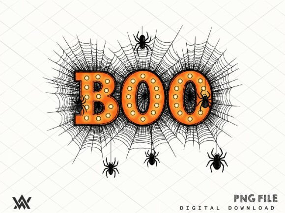 Download Boo Halloween Spider Web Spooky PNG - Halloween spider web Collection