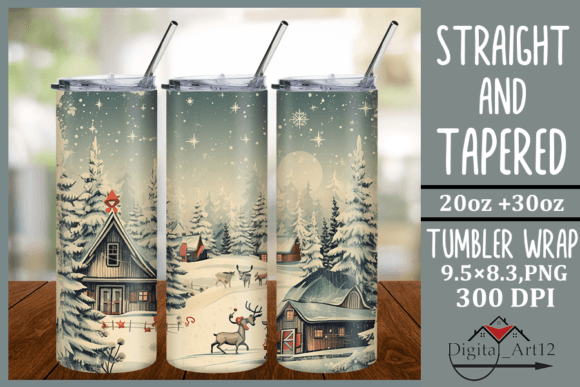 Download Vintage Christmas Background Tumbler - Vintage Collection