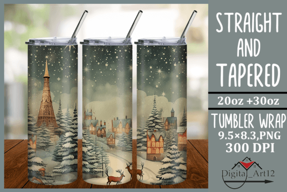Download Vintage Christmas Background Tumbler - Vintage Collection