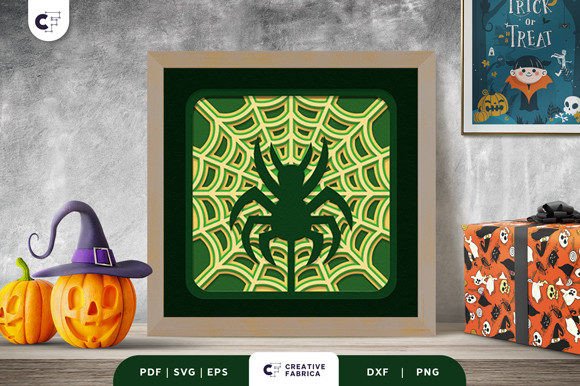 Download Halloween Spider Web Layered Papercut - Halloween spider web Collection