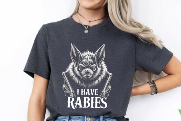 Download I Have Rabies Vintage Bat Sweatshirt PNG - Vintage Collection