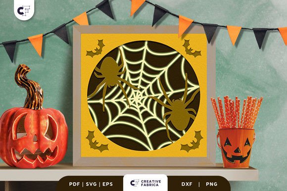 Download 3D Halloween Spider Web Paper Cut - Halloween spider web Collection