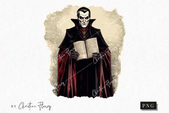 Download Vintage Goth Vampire Clipart | Halloween - Vintage Collection