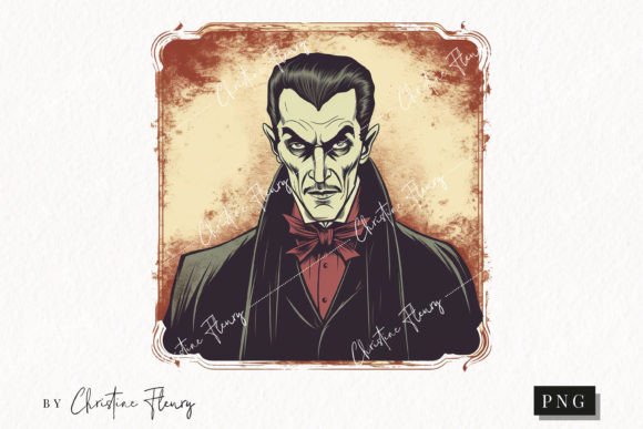 Download Vintage Goth Vampire Clipart | Halloween - Vintage Collection