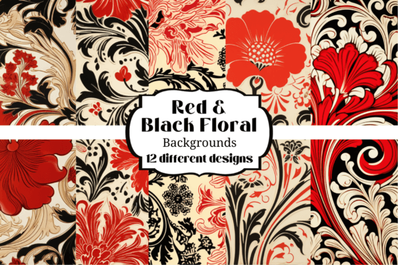 Download Red Black Vintage Antique Backgrounds - Vintage Collection