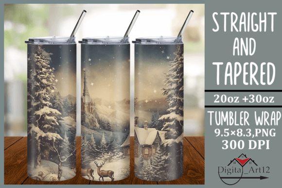 Download Vintage Christmas Background Tumbler - Vintage Collection