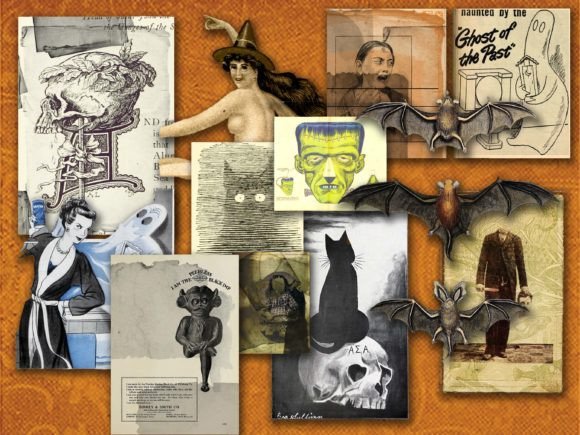 Download Halloween Graphics Vintage Art - Vintage Collection