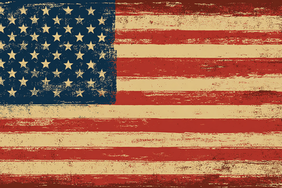 Download Vintage American Flag Background - Vintage Collection