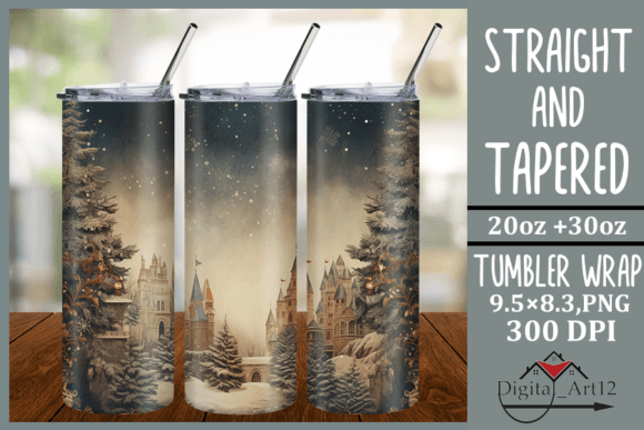 Download Vintage Christmas Background Tumbler - Vintage Collection