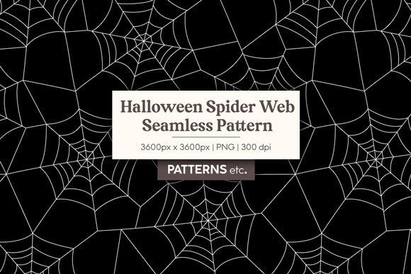 Download Halloween Spider Web Seamless Pattern - Halloween spider web Collection