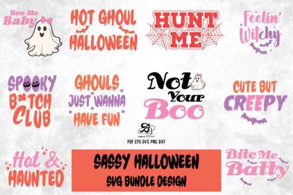 Download Sassy Halloween Funny Quote SVG Bundle - Sassy halloween Collection