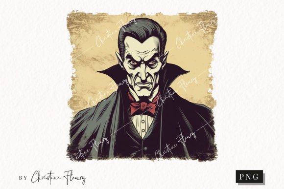 Download Vintage Goth Vampire Clipart | Halloween - Vintage Collection